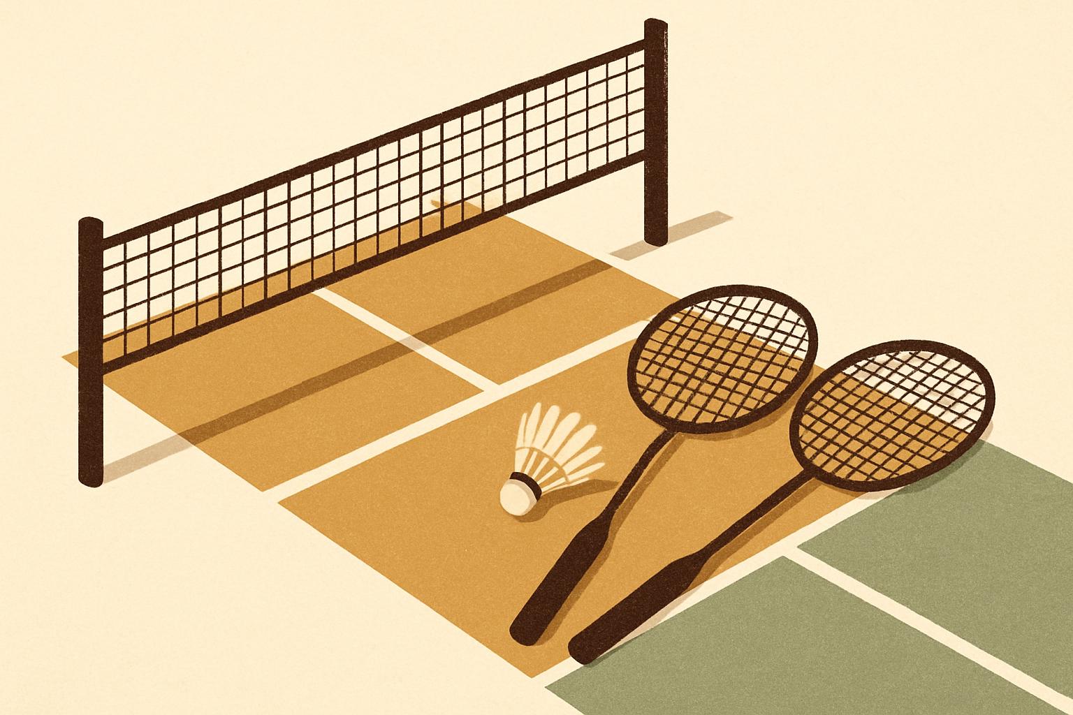Badminton illustration