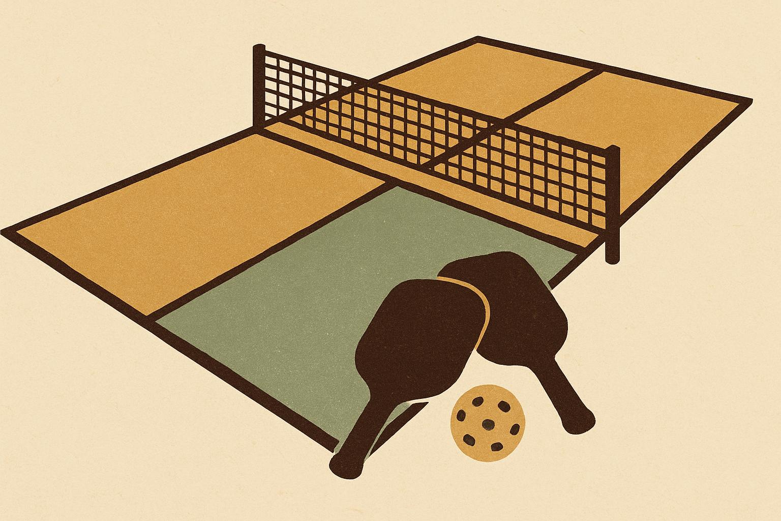 Pickleball illustration