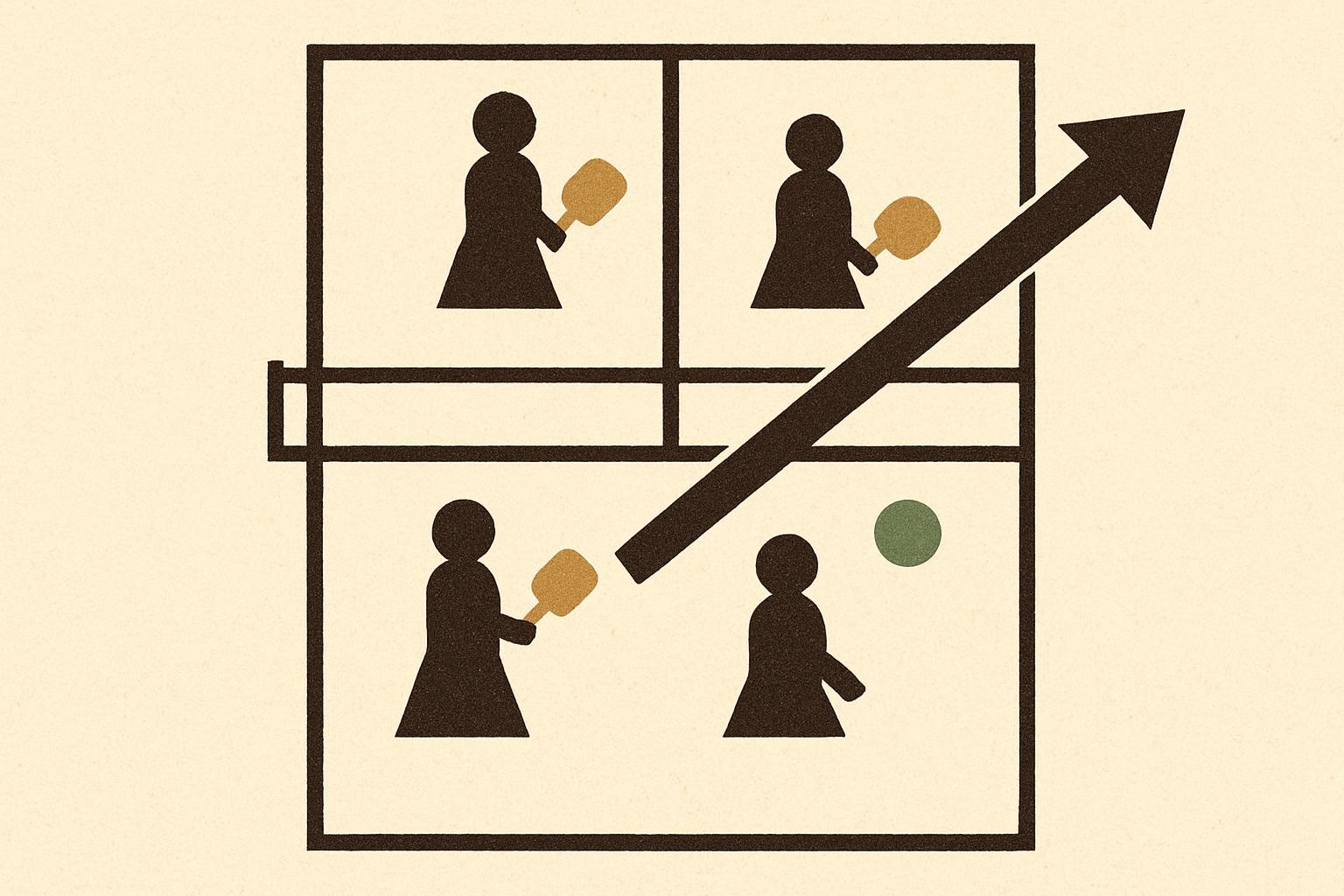Doubles Strategy & Patterns illustration
